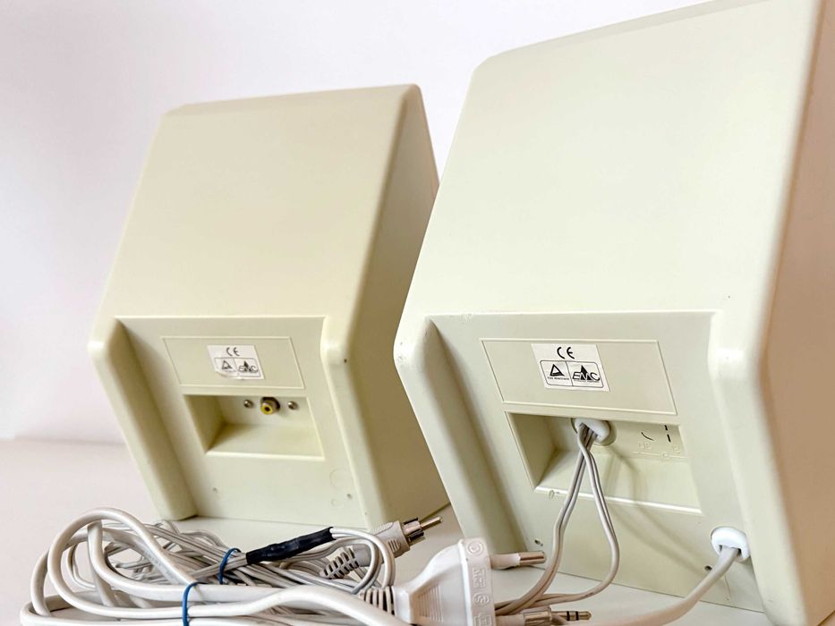 Encore P-120 duże głośniki komputerowe stare kolumienki retro