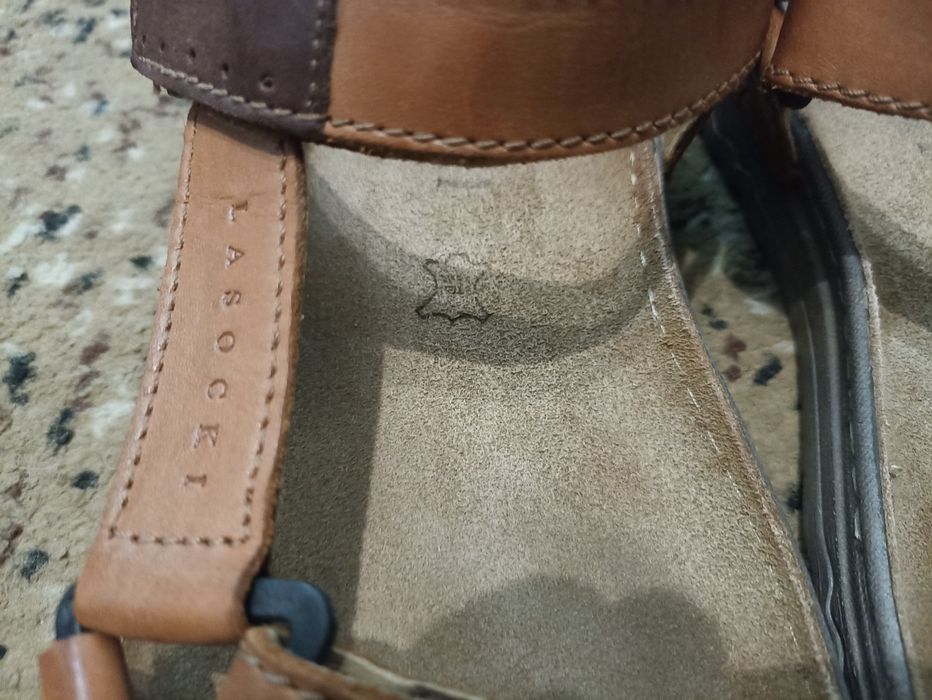 Чоловічі шкіряні сандалії Lasocki 40р підходять на 41р