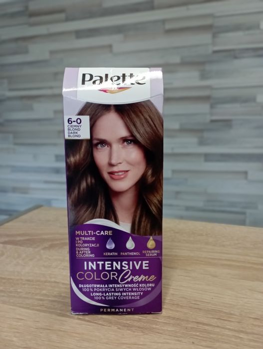 Farba Palette Color Creme 6-0 ciemny blond nowa