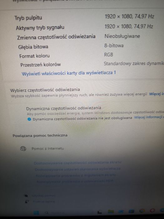 Sprzedam monitor fullhd  24,5`