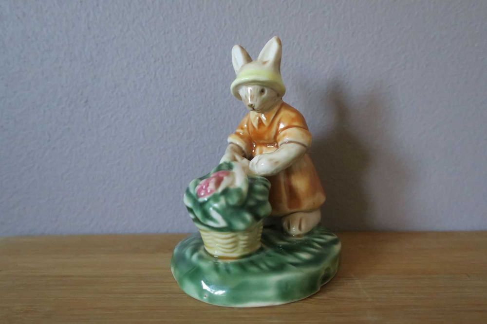 Porcelanowa figurka królik zając Albert Kessler