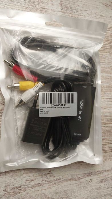 Adaptador de HDMI para AV (Novo)
