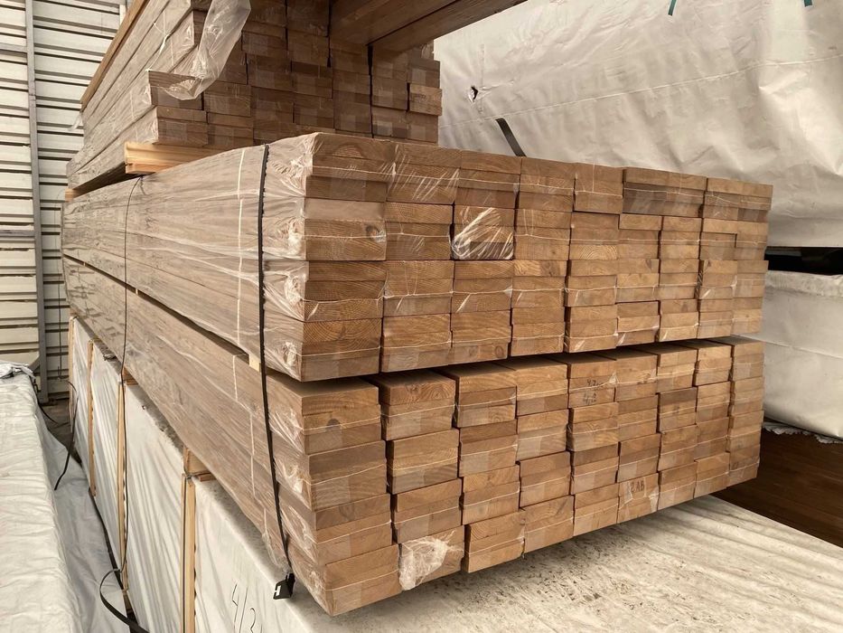 Deska Tarasowa Thermo Sosna Gładka 27x140mm