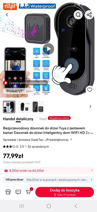 Bezprzewodowy dzwonek do drzwi