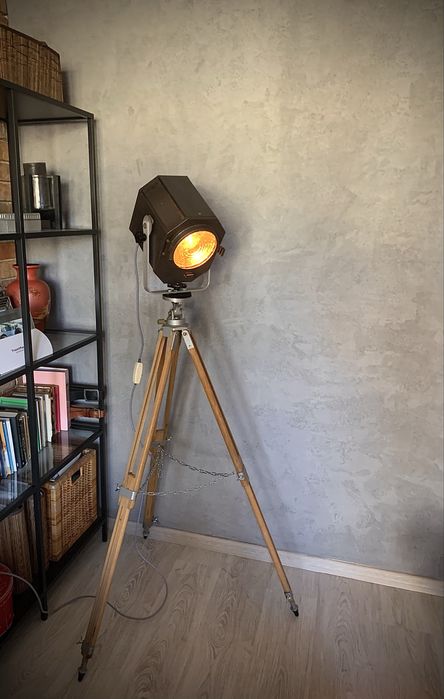 Lampa podlogowa Loft Vintage zabytek prl