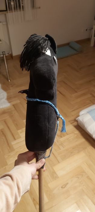 Koń na kiju hobby horse czarny  a3 a a4