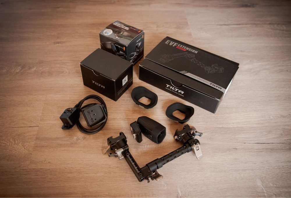 Blackmagic PCC 6K Pro EVF + Tilta Extension