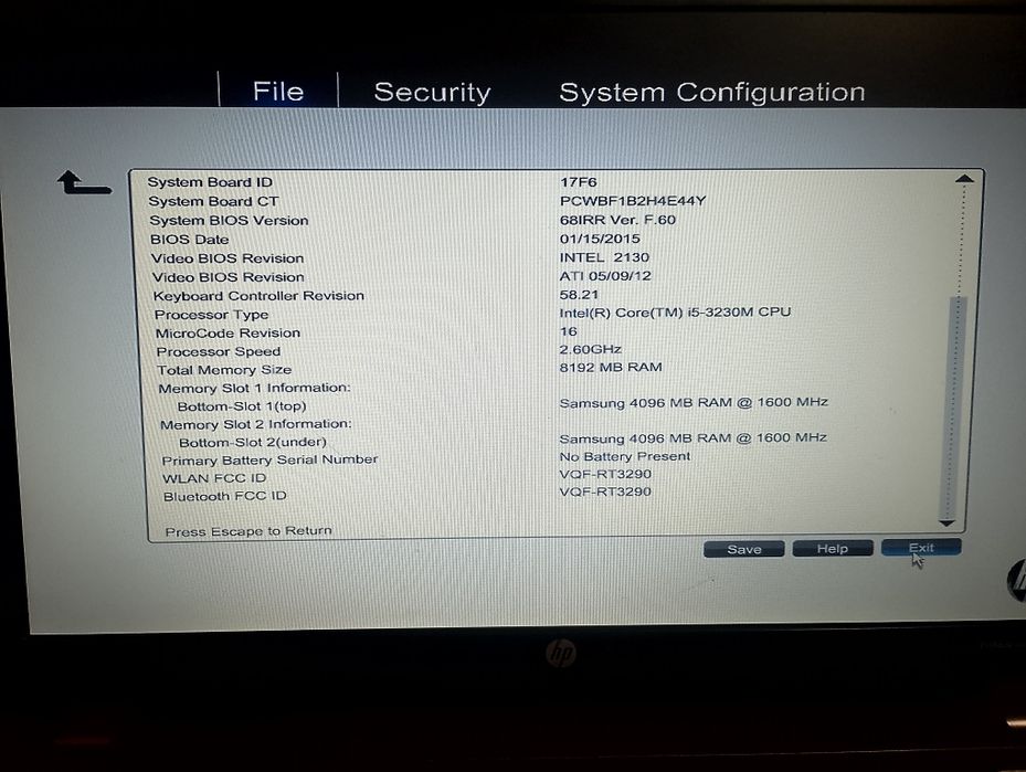 Продам ноутбук hp 4540s