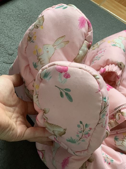 Зимово осінній комбінезон для дівчинка 6-9 міс