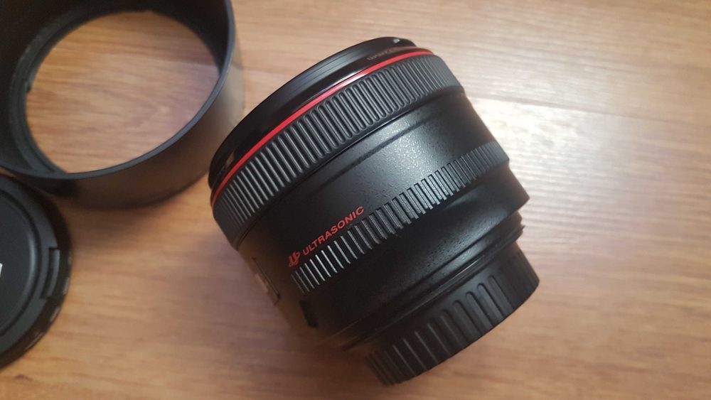 Canon EF 50 mm f/1.2 L USM Komplet