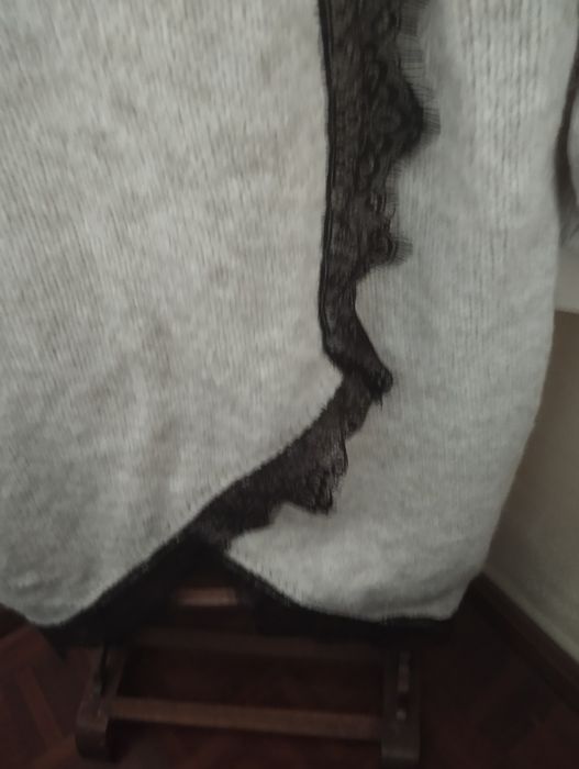 vestido em malha de senhora