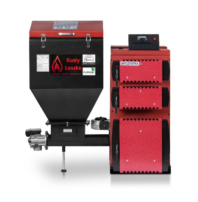Kocioł piec c.o. 5 klasa HEKLA 35 kW ekogroszek ecodesign kotlyleszka