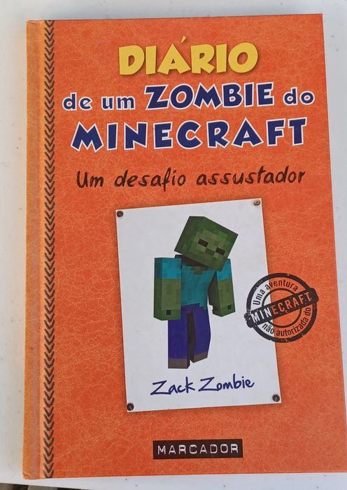 Lote de 7 livros minecraft e outro