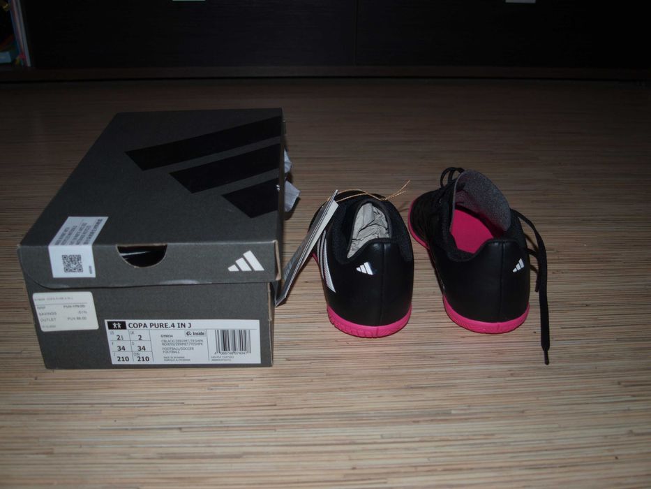 Buty halówki dla chłopca Adidas Copa Pure r.35 i 1/2 nowe!!!