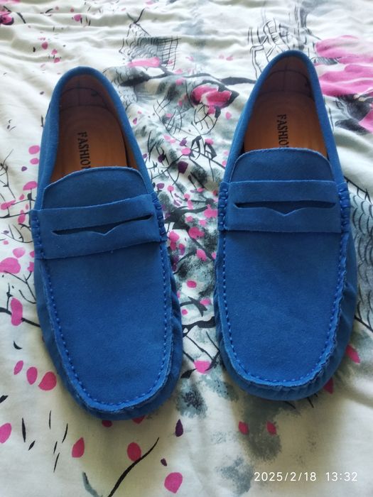 Мокасини, нові, замша натуральна, 29см