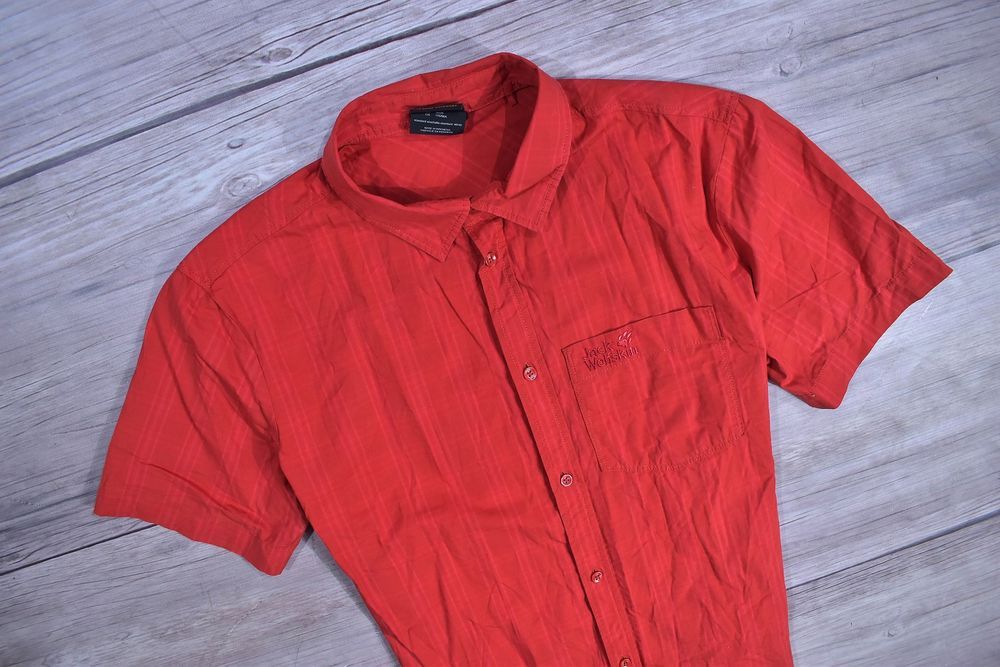 Jack Wolfskin Męska Koszula Trekkingowa Krótki / M