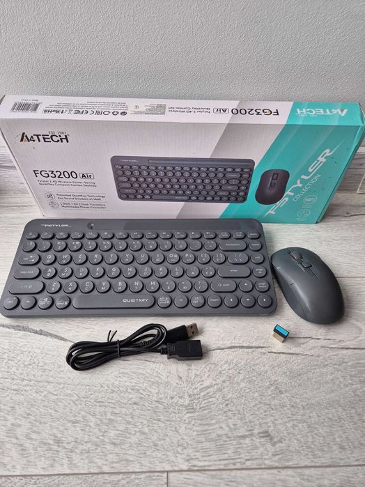 бездротовий набір тиха клавіатура тиха миша A4Tech Fstyler FG3200 Air