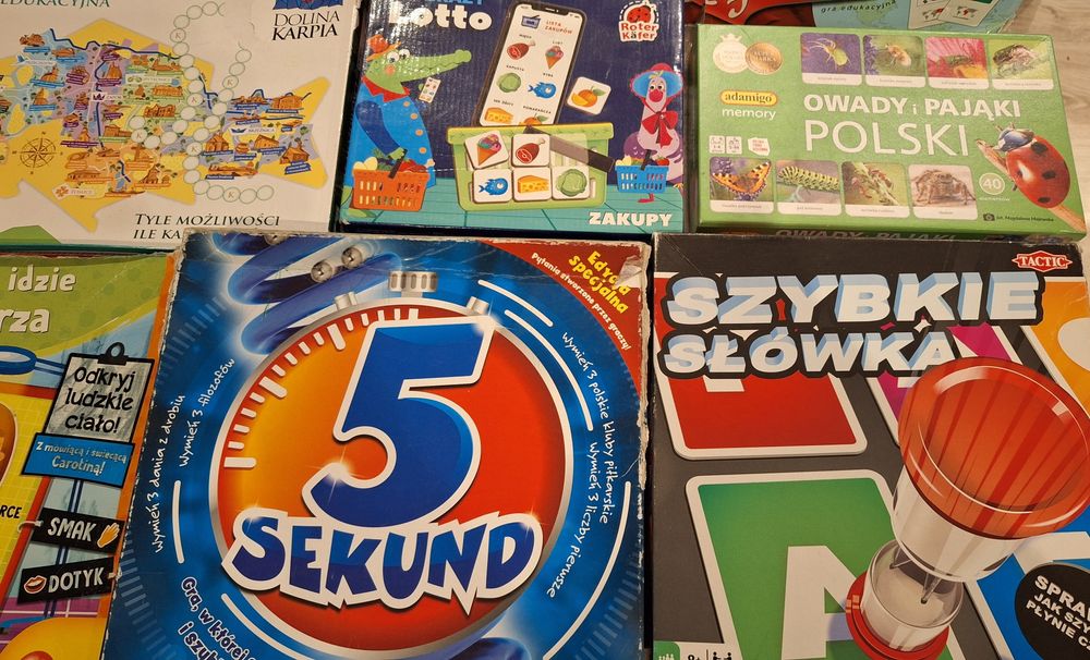 Gry edukacyjne różne cena za wszystkie