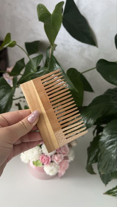 Расческа деревянна гребінець гребешок из