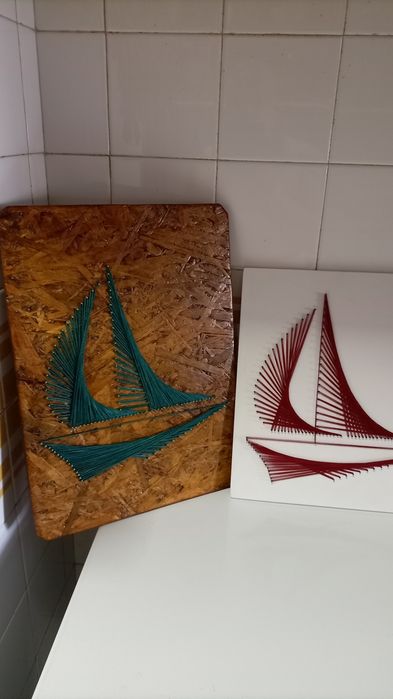 Quadros stringart (barco)435434510469058567