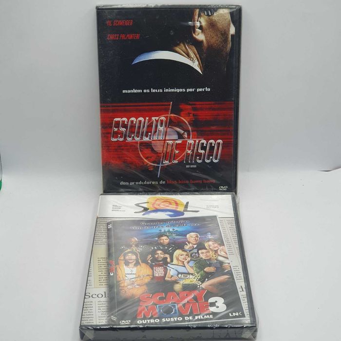 Lote 4/3 - Pack de 18 Filmes Novos e Selados em DVD - Ref. VI