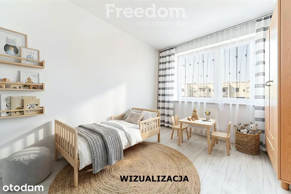 3-pokoje z dużym balkonem, podwójnym m. postojowym