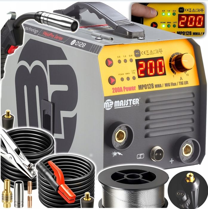 Spawarka migomat bezgazowy oraz do spawania elektrodą