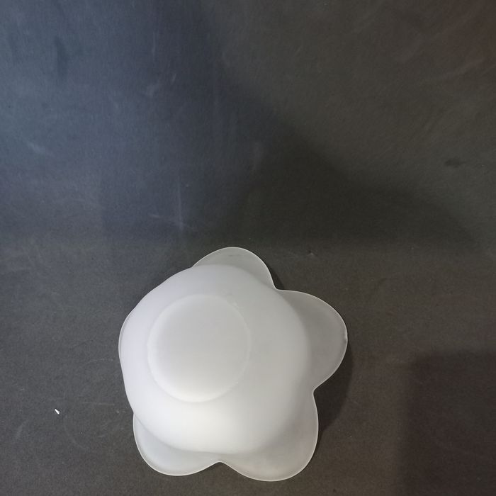 Porta velas vidro flor