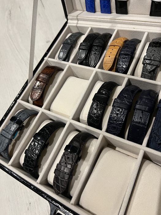 Ремешок из кожи крокодила для наручных часов