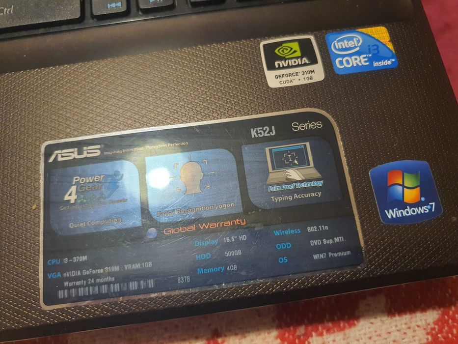 Portátil Asus K52J i3 500gb