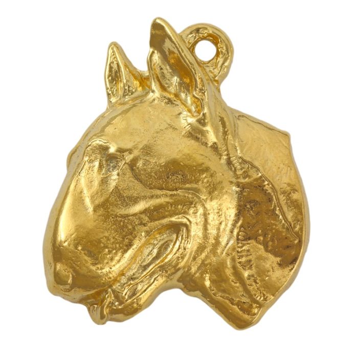 Bulterier naszyjnik pozłocony Art-Dog