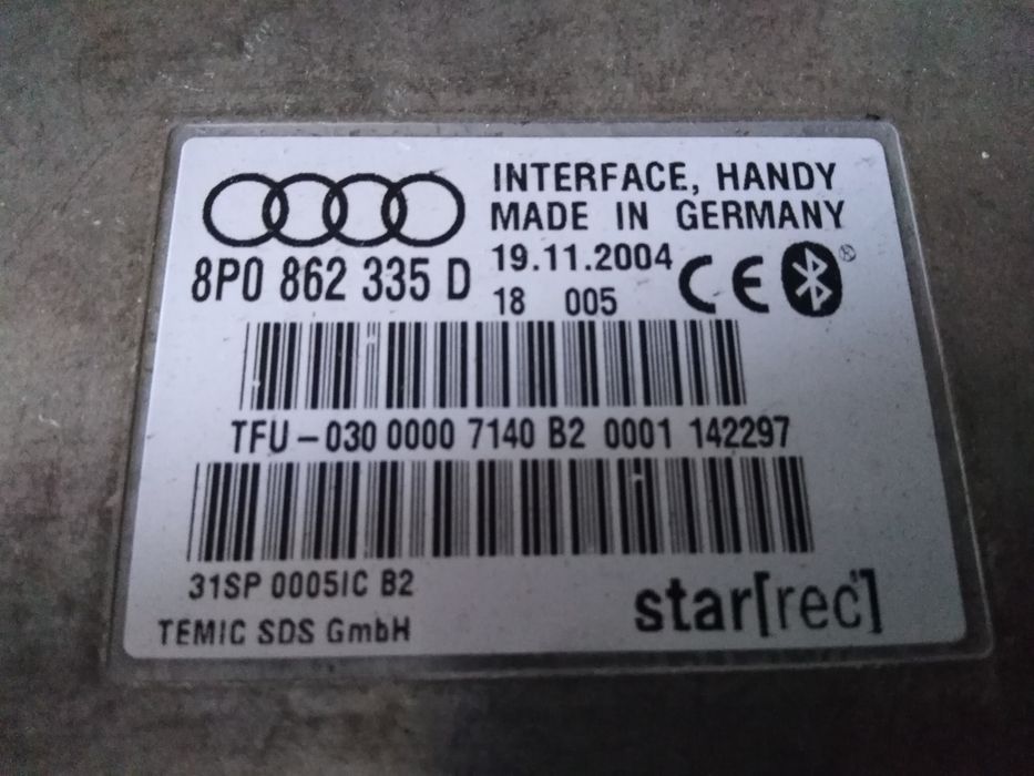 Moduł bluetooth audi a3 8p oryginał