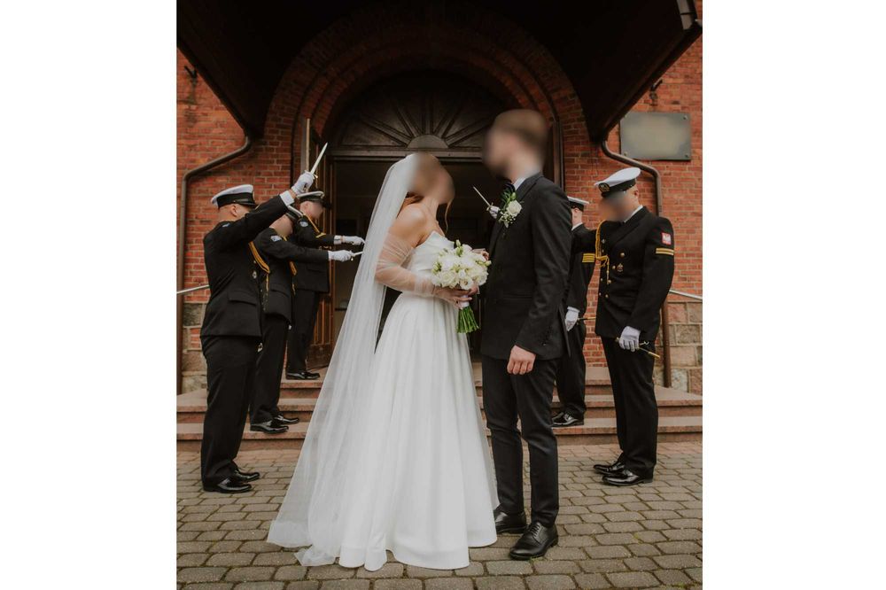 Suknia Ślubna gorsetowa GALA HELAM rozmiar M