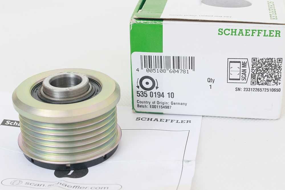 INA 535  0194  10 Sprzęgło alternatora CITROËN Berlingo PEUGEOT, OPEL