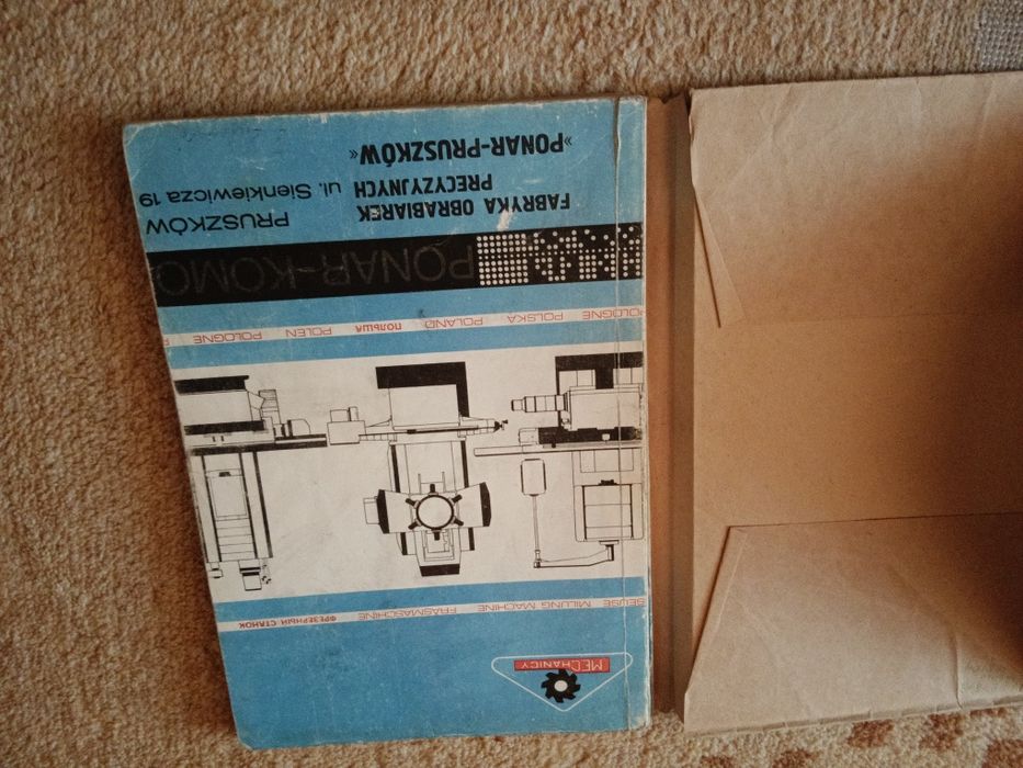 DTR frezarka FWA32M FWA41M dokumentacja techniczno-ruchowa