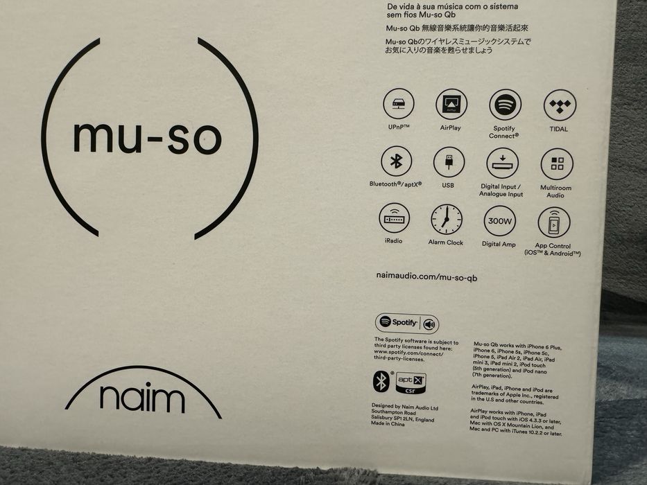 Акустична система "все в одному" Naim Mu-so Qb Black