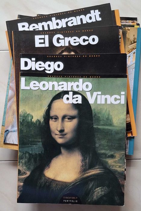 Grandes pintores e museus do mundo (livros novos de grandes dimensões)
