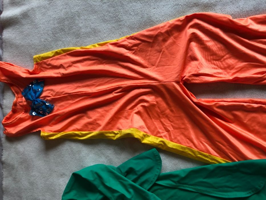 kostium strój żabka przebranie, do tańca rozm. 140