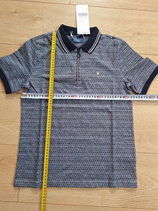 R 152 elegancki zestaw koszulka polo spodnie