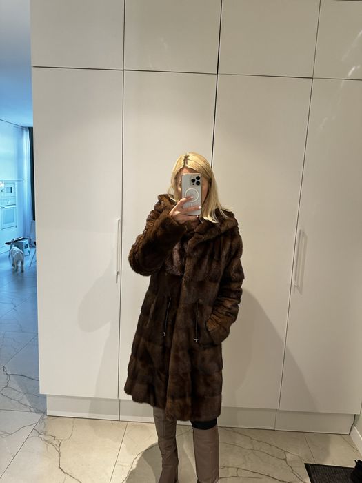 Італійська норкова шуба