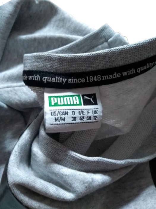 Szara, krótka bluza / crop top – Puma – M / 38