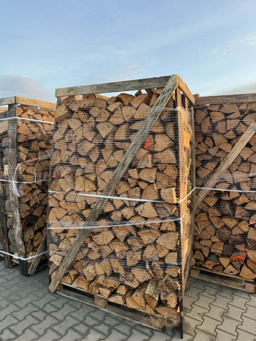 Pellet brykiet Drewno opalowe kominkowe transport buk grab olcha