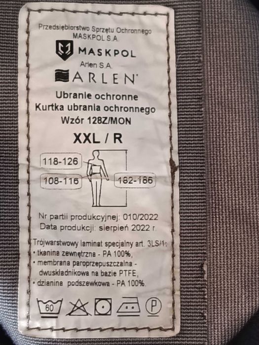 Kurtka Goratex +ocieplac