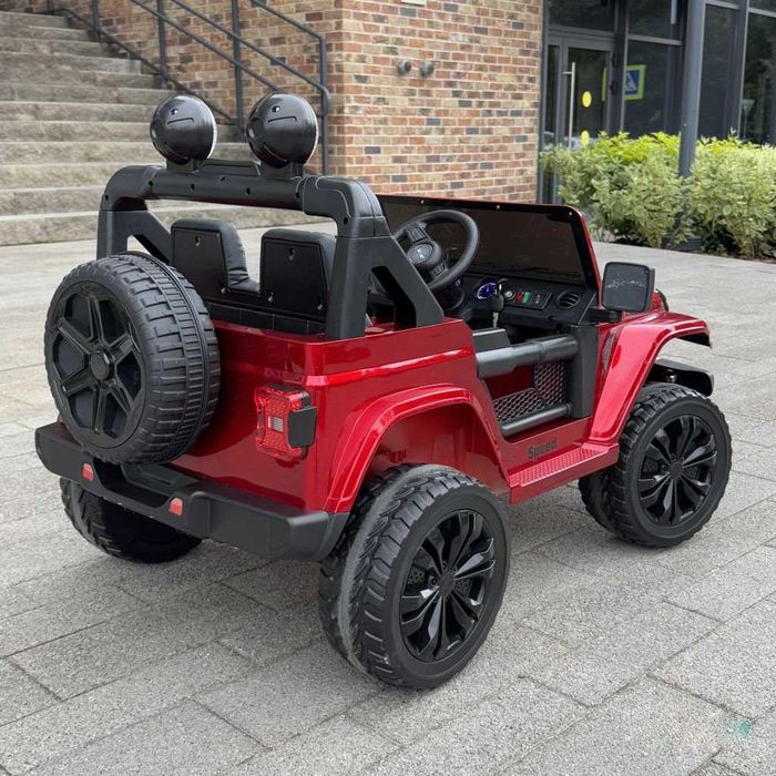 Детский электромобиль Jeep Wrangler Rubicon Дитячий електромобіль джип