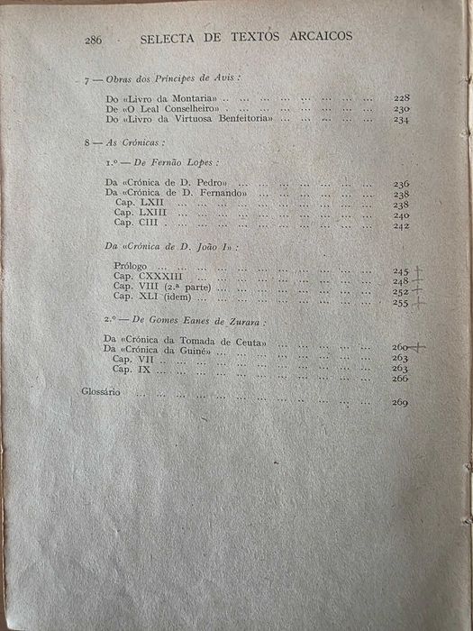 Livro "Textos Arcaicos" de José Pereira Tavares