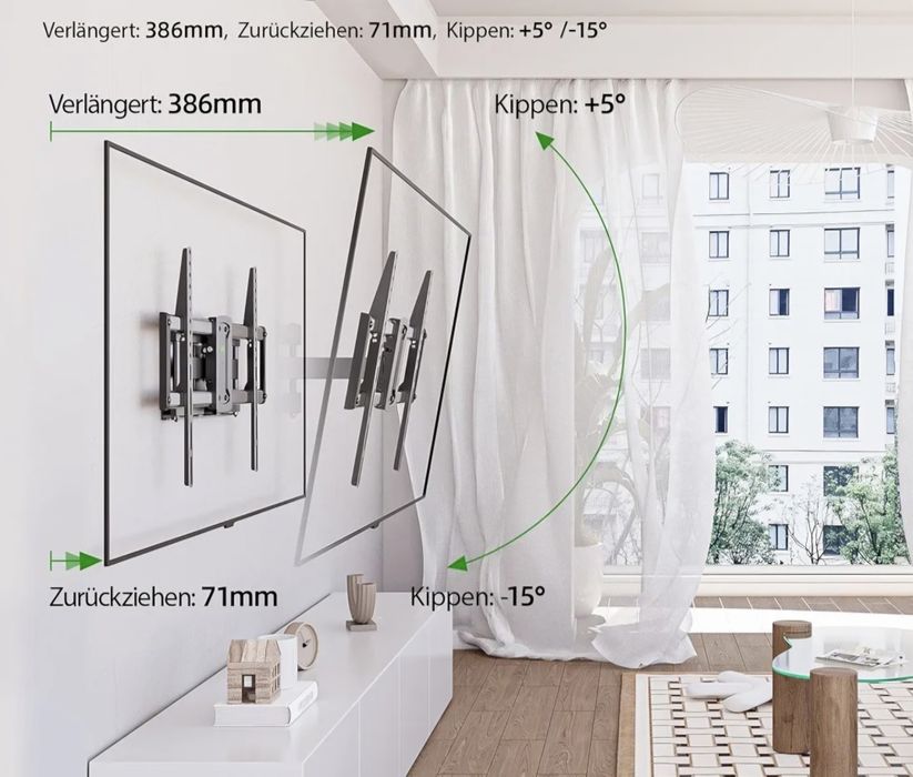 !!Uchwyt do Telewizora 37-86" Stojak Wieszak Super Mocny PREMIUM !!