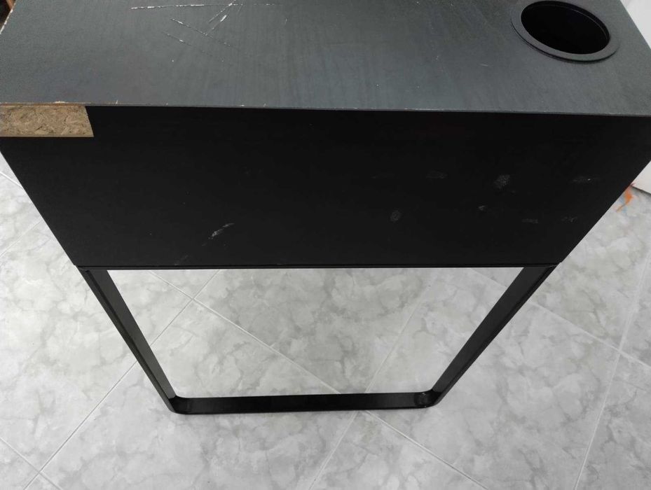 Secretária Preta Usada IKEA