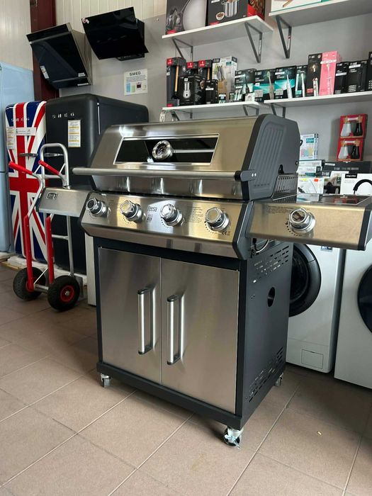 Grill gazowy ogrodowy Teesa BBQ 5006 MASTER 5 palników szafka na butlę 17kW
