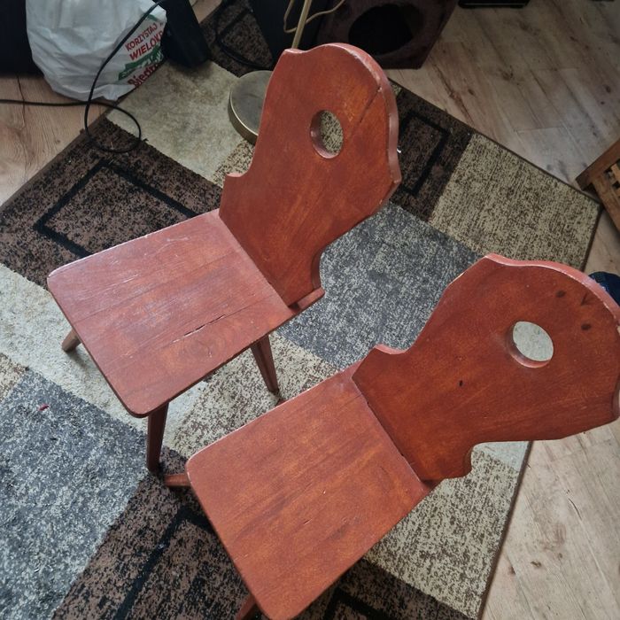 Zydel drewniany taborecik