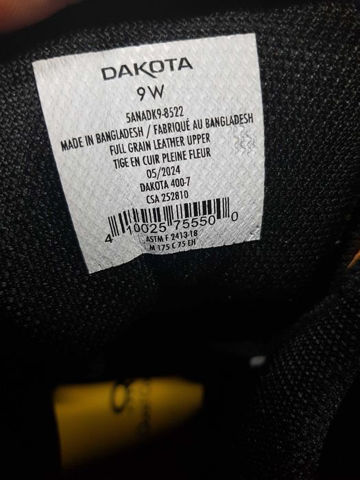Buty robocze DAKOTA rozm 42 wkł 27,5 cm
